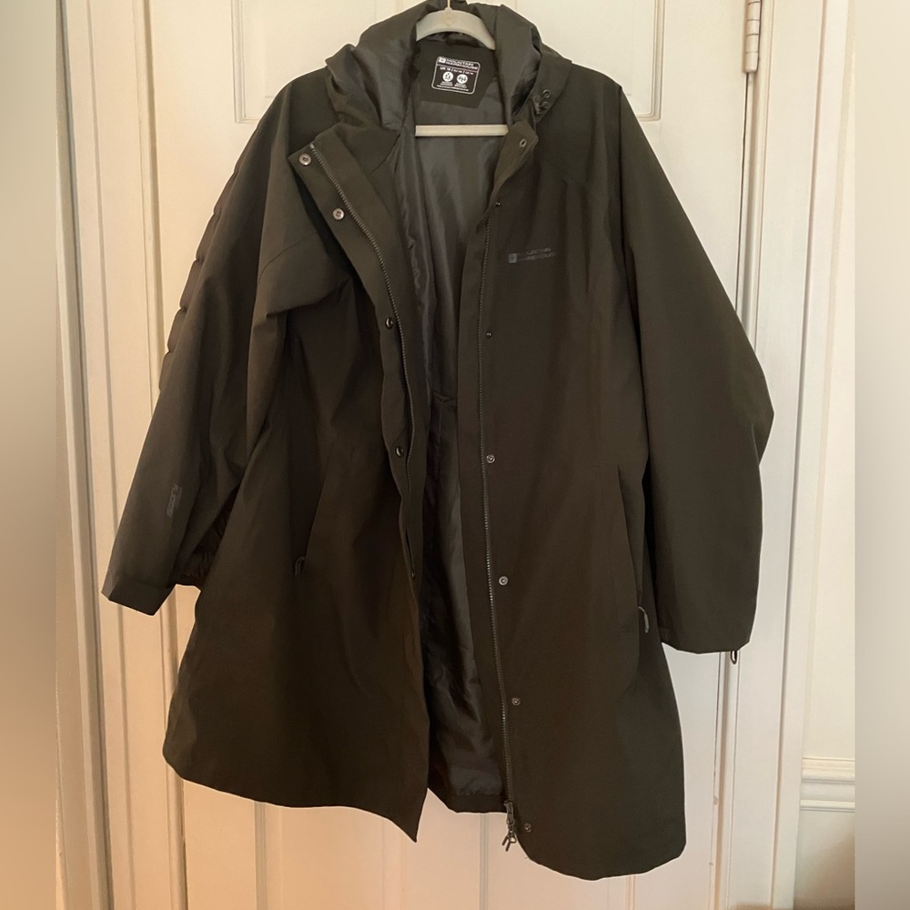 NWT Mountain Warehouse 3-in-1 Parka, Olive